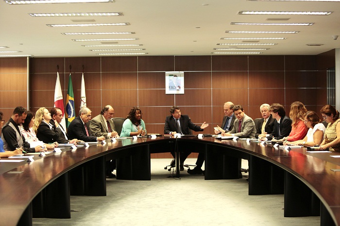 Essa foi a primeira reunião do Grupo de Trabalho criado para discutir a valorização dos servidores da Educação. Foto: Manoel Marques/Imprensa MG