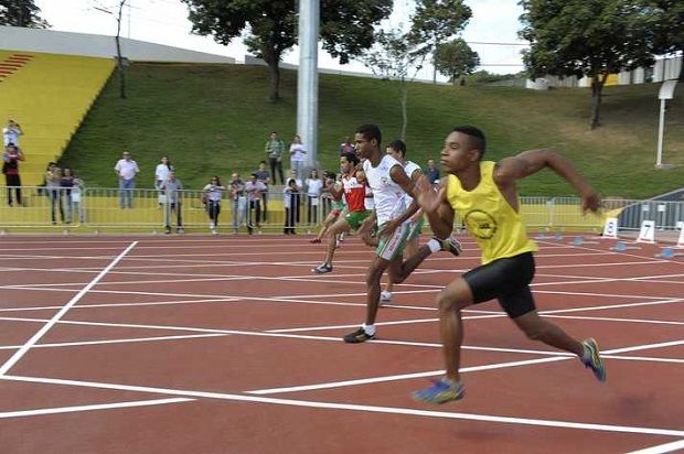 Pista de atletismo do CTE, onde serão realizados os testes de corrida. Foto: Foca Lisboa /UFMG