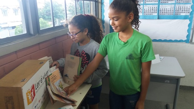 Ler é Viver é realizado na Escola Estadual Antônio Viçoso Magalhães. Foto: Arquivo da Escola